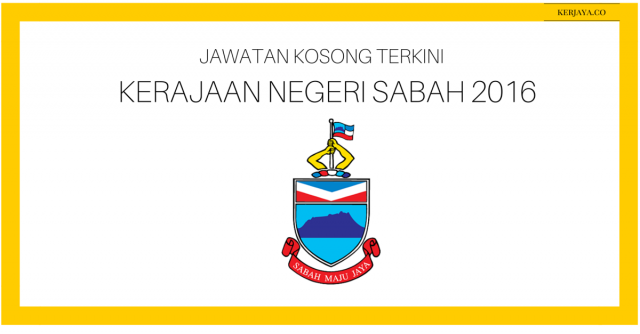 Pegawai Tadbir Kerajaan Negeri Sabah – Mac 2016