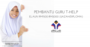 Jawatan Kosong Pembantu Guru Bahasa Inggeris (T-HELP) 2016.