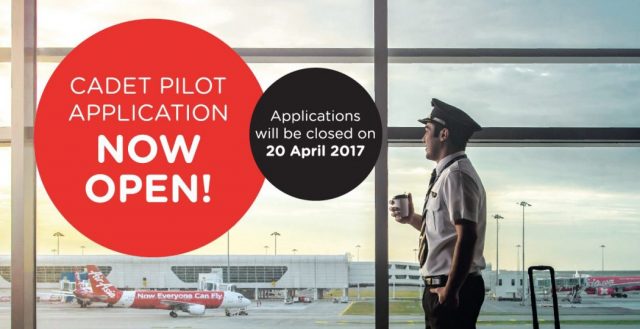 Permohonan AirAsia Cadet Pilot 2017 ~ Pengambilan Cadet Pilot Air Asia