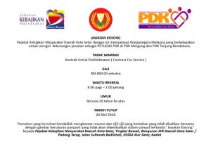 Jawatan Kosong KEMAS Kota Setar