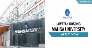 Jawatan Kosong MAHSA University