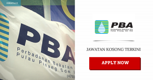 Jawatan Kosong Perbadanan Bekalan Air Pulau Pinang (PBA)