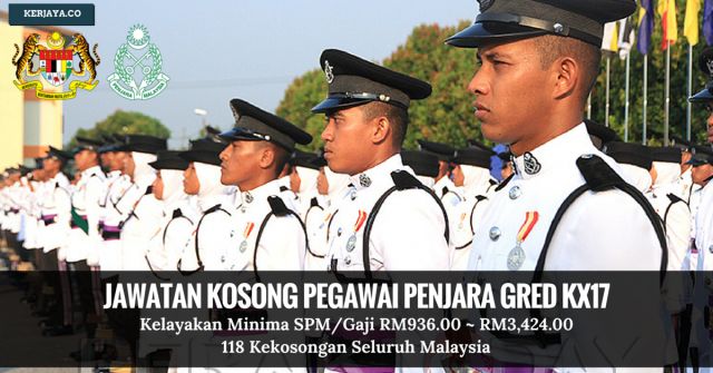 Pegawai Penjara Gred KX17