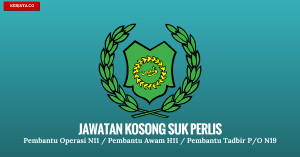 Jawatan Kosong SUK Perlis