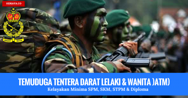 Temuduga / Pemilihan Awal Perajurit Muda Lelaki & Wanita TD (ATM) – Ogos 2016