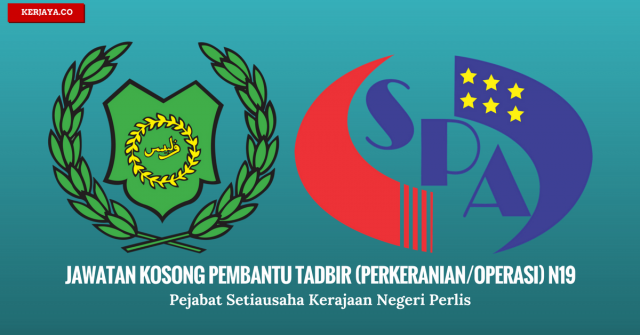 Pembantu Tadbir (Perkeranian/Operasi) N19 SUK Perlis