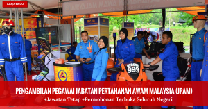 Jawatan Kosong Jabatan Pertahanan Awam Malaysia (JPAM)