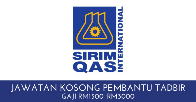 SIRIM QAS International ~ Pembantu Tadbir