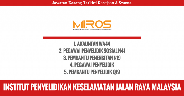 Institut Penyelidikan Keselamatan Jalan Raya Malaysia (MIROS)