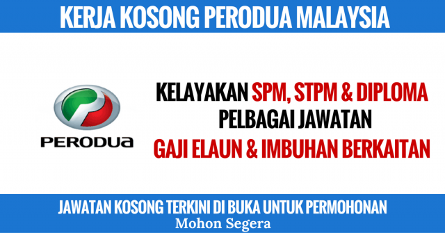 Perusahaan Otomobil Kedua Sendirian Berhad (PERODUA)