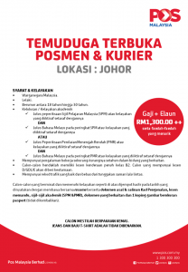 Iklan Temuduga Posmen Kurier Pos Malaysia