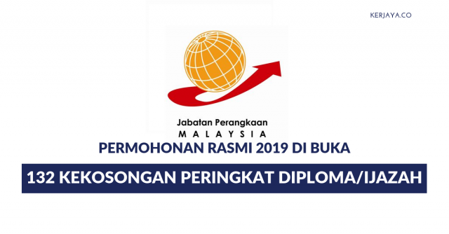 Jabatan Perangkaan Malaysia ~ 132 Kekosongan Peringkat Diploma & Ijazah