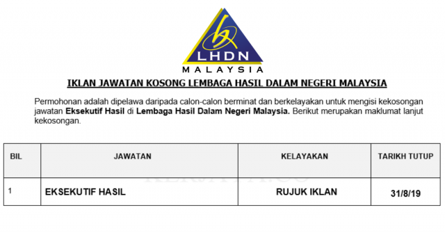 Lembaga Hasil Dalam Negeri Malaysia (LHDNM)