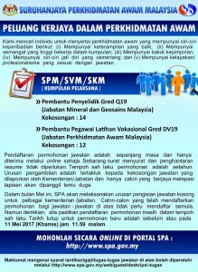 PEMBANTU PEGAWAI LATIHAN VOKASIONAL DV19