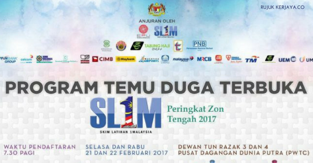 Program Temuduga Terbuka SL1M 2017 Zon Tengah