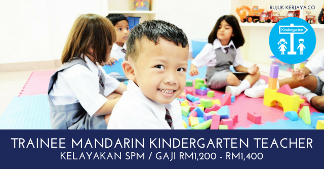 Trainee Mandarin Kindergarten Teacher – Tadika Dunia Cahaya