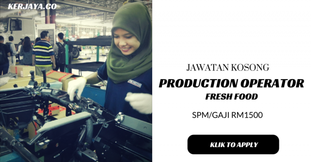 Production Operator di Fresh Food