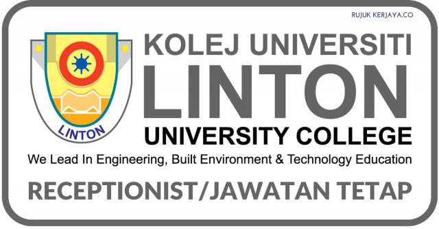 Receptionist di Kolej Universiti Linton