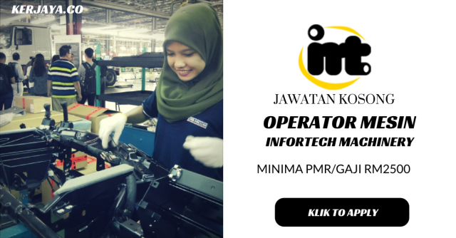 Operator Mesin di Infortech Machinery