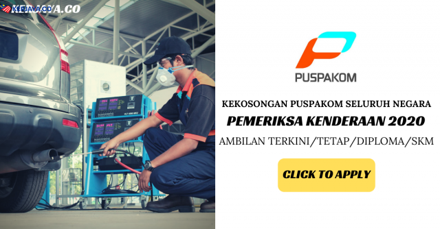 Jawatan Kosong Terkini Pemeriksa Kenderaan PUSPAKOM