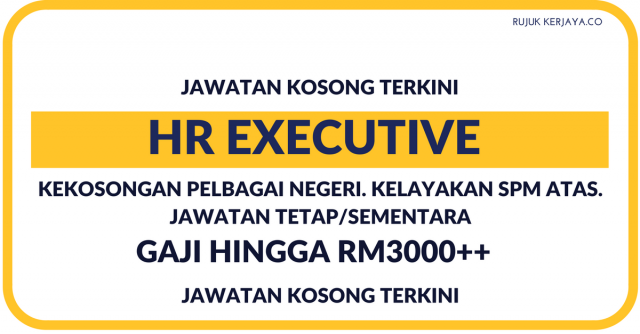 Eksekutif Sumber Manusia (HR Executive)