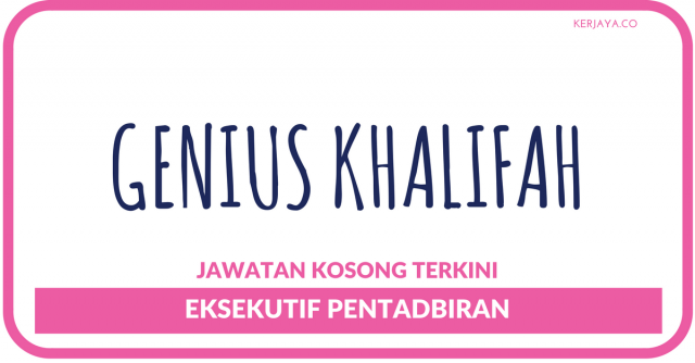Genius Khalifah ~ Kekosongan Eksekutif Pentadbiran