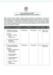 Iklan Jawatan MARA
