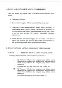 Iklan Jawatan MARA