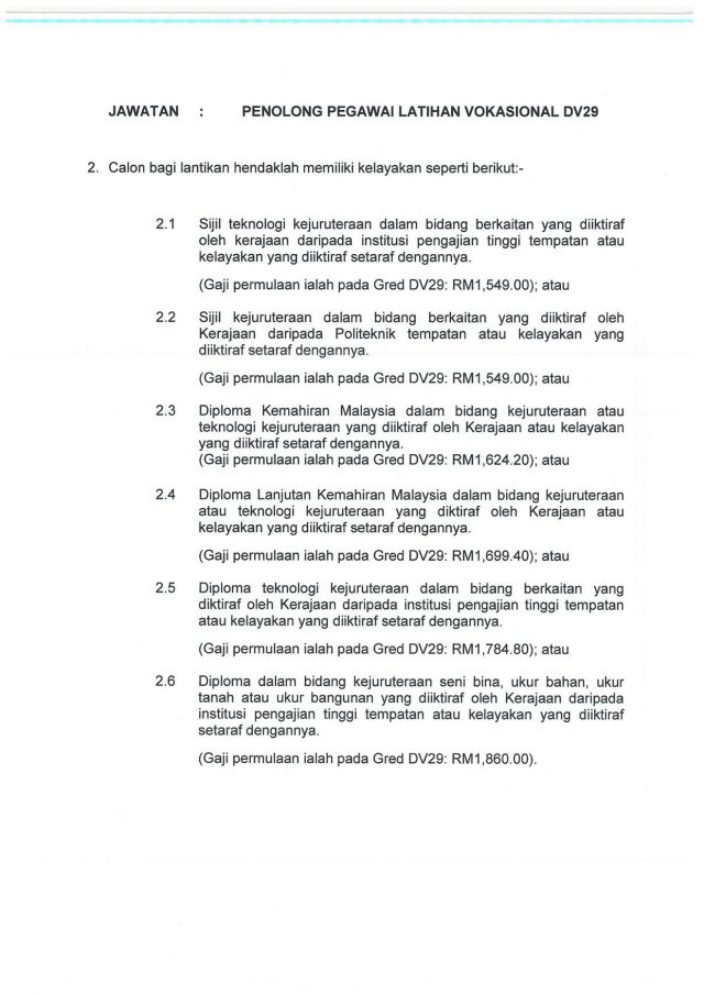 Iklan Jawatan MARA