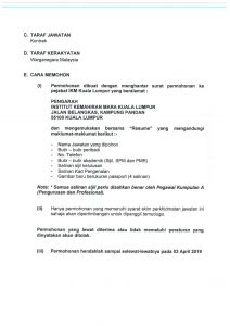 Iklan Jawatan MARA