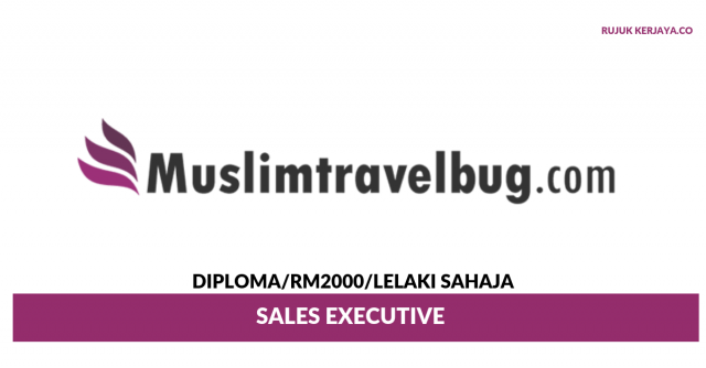 Sales Executive di Muslimtravelbug ~ Tetap/Gaji RM2000