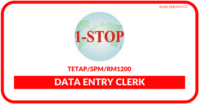 Data Entry Clerk Di 1-Stop Docentre Sdn Bhd