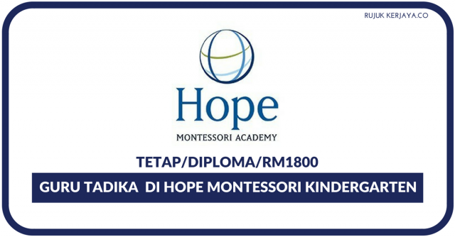 Guru Tadika Di HOPE Montessori Kindergarten