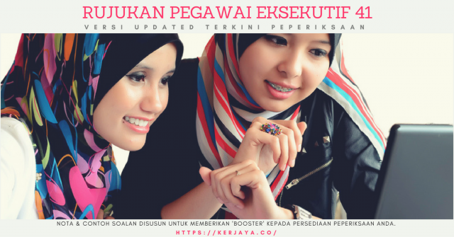 Rujukan Soalan Peperiksaan Pegawai Eksekutif LHDN Gred 41