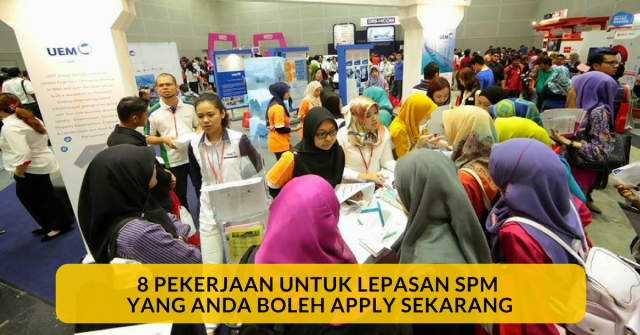Ada Kelayakan SPM Sahaja? Ini 8 Bidang Pekerjaan Yang Boleh Anda Apply Sekarang!