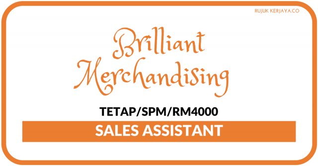 Sales Assistant Di Brilliant Merchandising