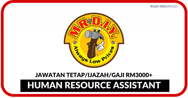 Human Resource Assistant di Mr DIY