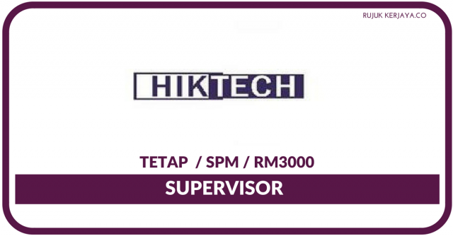 Hiktech ~ Supervisor