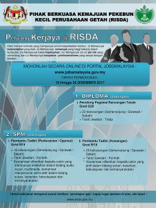 Iklan Jawatan Kosong RISDA