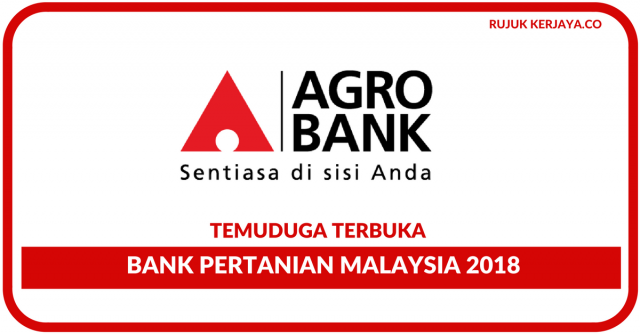 Temuduga Terbuka Bank Pertanian Malaysia 2018