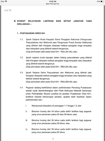 Iklan Jawatan Kosong MARA