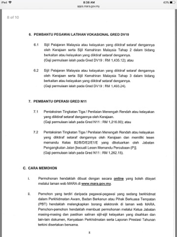 Iklan Jawatan Kosong MARA
