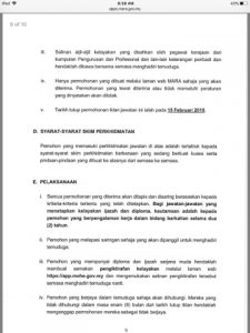 Iklan Jawatan Kosong MARA