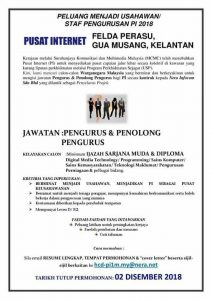 Iklan Jawatan Pusat Internet Malaysia