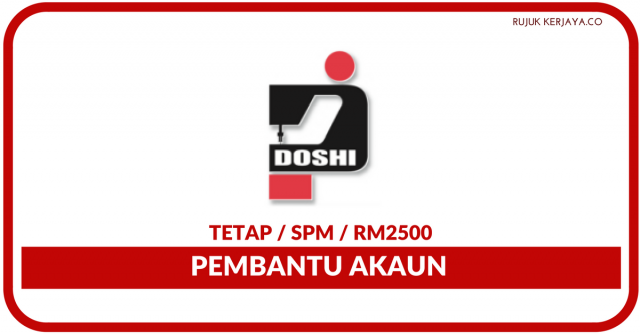 Doshi Serwing Machinery ~ Pembantu Akaun