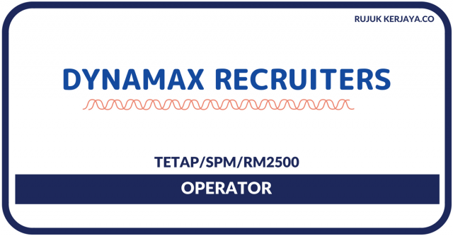 Dynamax Recruiters ~ Operator