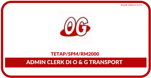 O&G Transport ~ Admin Clerk