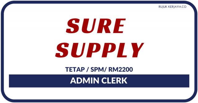 Admin Clerk Di Sure Supply