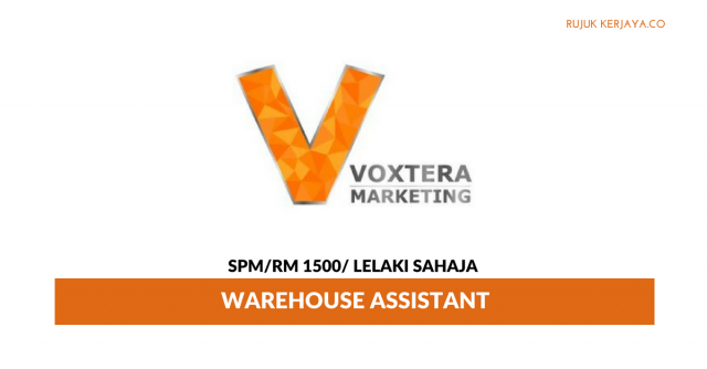 Voxtera Marketing ~ Warehouse Assistant