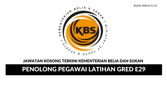 Kementerian Belia Sukan ~ Penolong Pegawai Latihan